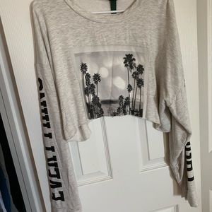 Target cropped crew neck